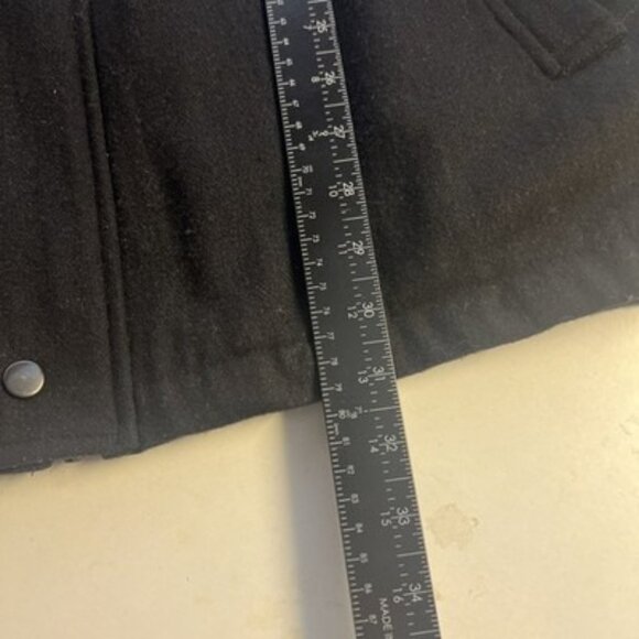 Trenders Basics Men’s Size L Wool Button Down Lined Field Coat - Picture 12 of 15